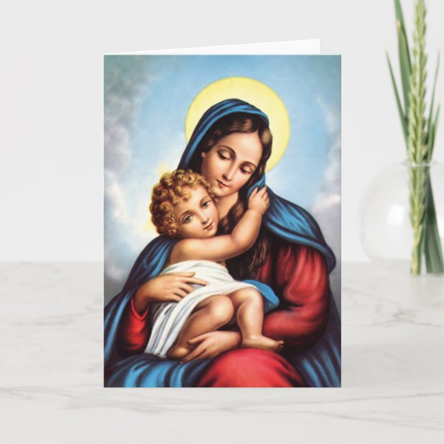 Madonna et carte enfant (Devant)