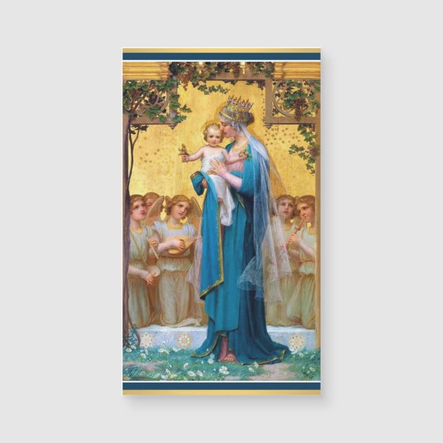 Madonna et cartes saintes magnétiques -25/pack (Devant)