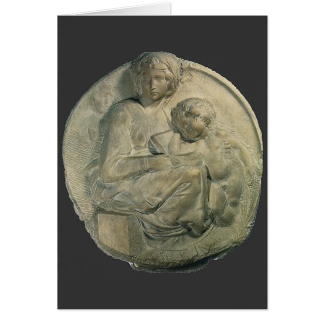 Madonna et Enfant, Tondo Pitti par Michelangelo (Devant)