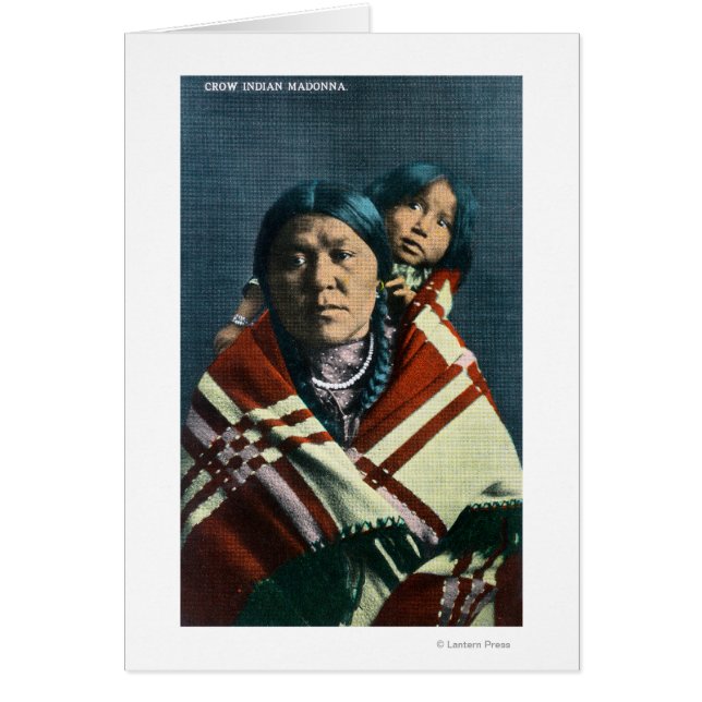 Madonna et l'enfant indien de Corbeau (Devant)