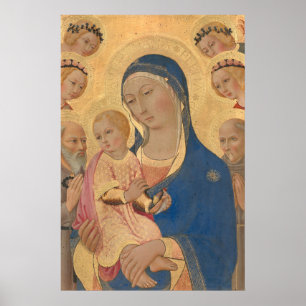 Madonna et l'enfant - Poster d'art raffiné Sano di