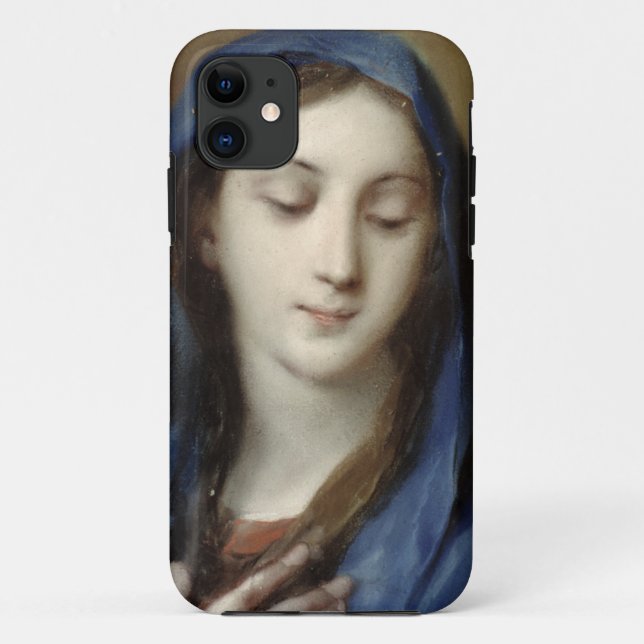 Madonna from the chapel (pastel on paper) Case-Mate iPhone case (Back)