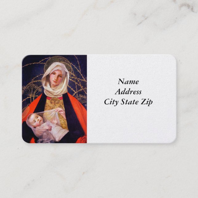 Madonna Holding Child Business Card (Front)