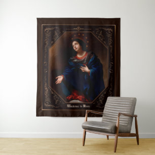 Madonna in Glory by Carlo Dolci Tapestry