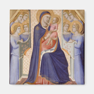 Madonna in Glory, c.1315 (tempera on panel) Magnet