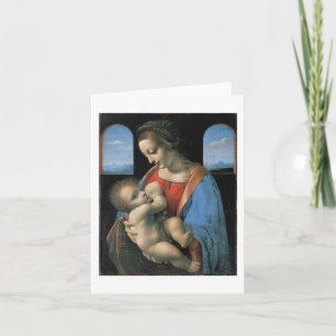 Madonna Litta, Leonardo da Vinci Fine Art Card