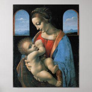 Madonna Litta, Leonardo da Vinci Fine Art Poster