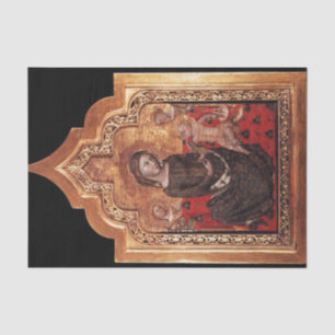 MADONNA OF HUMILITY Christmas Tissue Paper