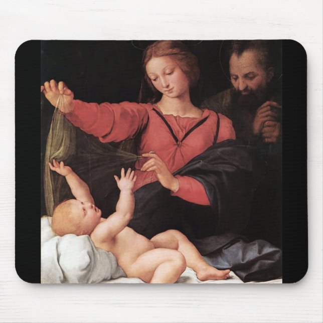 Madonna of Loreto - Raphael - c1511 Mouse Pad (Front)