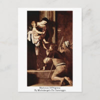 Madonna Of Pilgrims By Michelangelo Da Caravaggio
