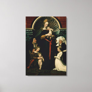 Madonna of the Burgermeister Meyer Canvas Print