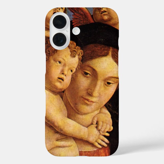 Madonna of the Cherubim by Andrea Mantegna Case-Mate iPhone Case (Back)