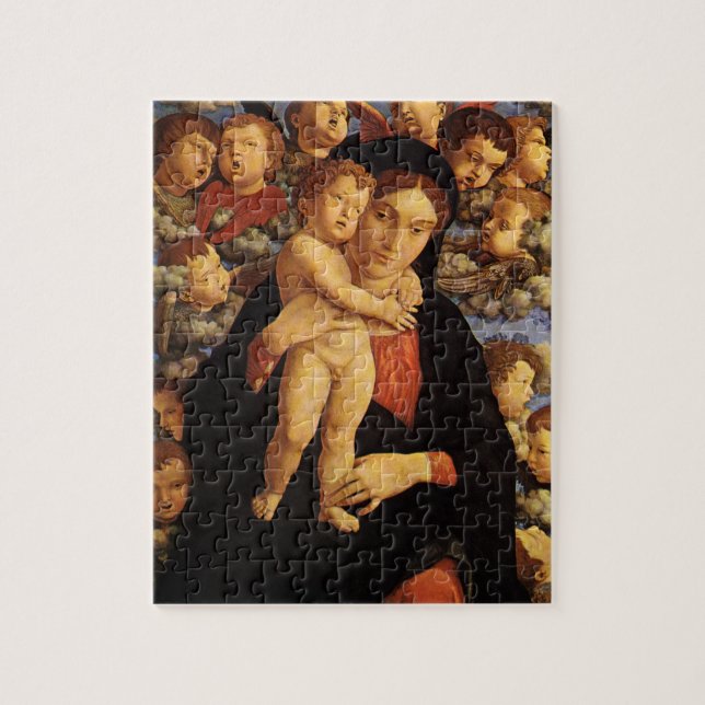 Madonna of the Cherubim by Andrea Mantegna Jigsaw Puzzle (Vertical)