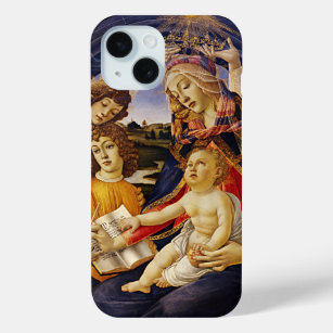 Madonna of the Magnificat by Sandro Botticelli iPhone 15 Case
