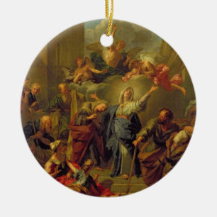 Madonna of the Magnificat Ceramic Ornament