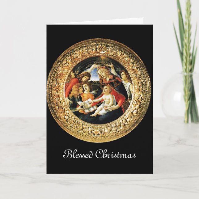 Madonna of the Magnificat Holiday Card (Front)