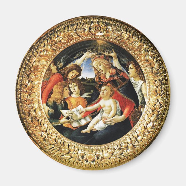 Madonna of the Magnificat Magnet (Front)