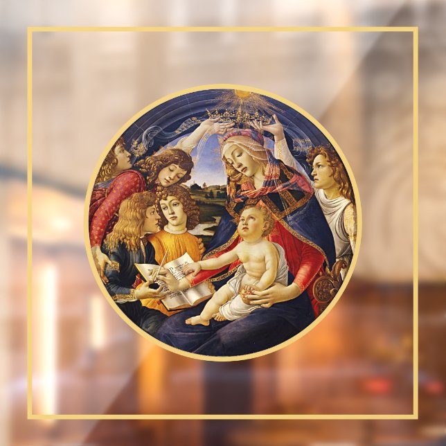 Madonna of the Magnificat Window Cling (Sheet 2)