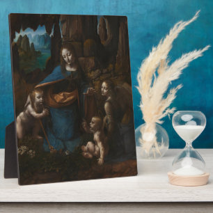 Madonna of the Rocks, Virgin Mary, Jesus, John Plaque
