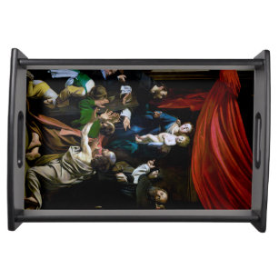 Madonna of the Rosary, Caravaggio Serving Tray