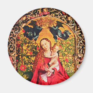 MADONNA OF THE ROSE BOWER MAGNET