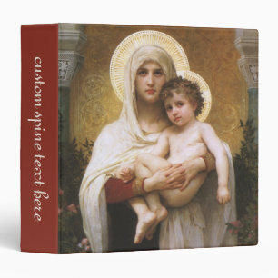 Madonna of the Roses by Bouguereau Binder
