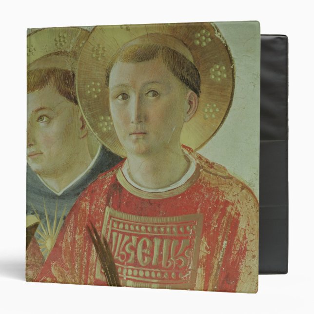 Madonna of the Shadow, detail of St. Thomas Binder (Front/Inside)