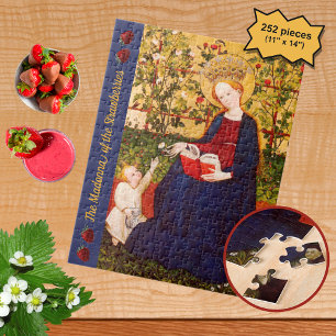 Madonna of the Strawberries (M 058) Jigsaw Puzzle