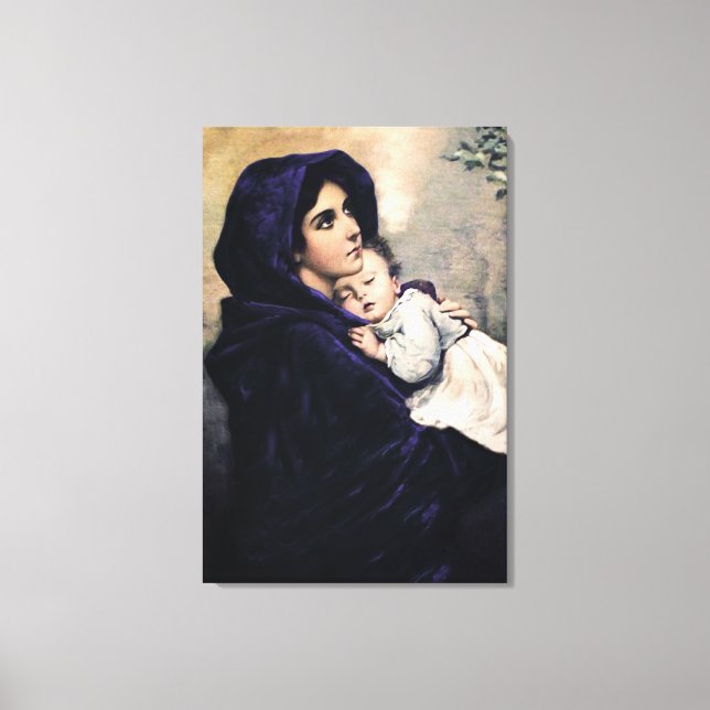 Madonna of the streets canvas print (Front)