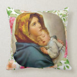 Madonna of the Streets Holy Mary Madonnina Throw Pillow<br><div class="desc">Madonna of the Streets Holy Mary Blessed Virgin - art prints on various materials. A great gift idea to brighten up your home. Also buy this artwork on phone cases, apparel, mugs, pillows and more. Poster and Art Print on clothing and for your wall – various backgrounds – great print...</div>