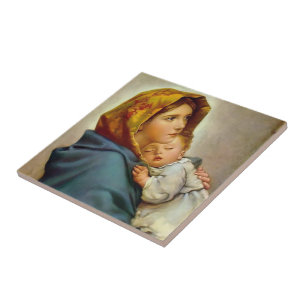 Madonna of the Streets Madonna and Child Madonnina Tile