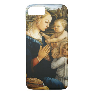 Madonna with child and two Angels, Filippo Lippi Case-Mate iPhone Case