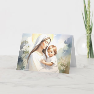 Madonna with Child Jesus Note Card