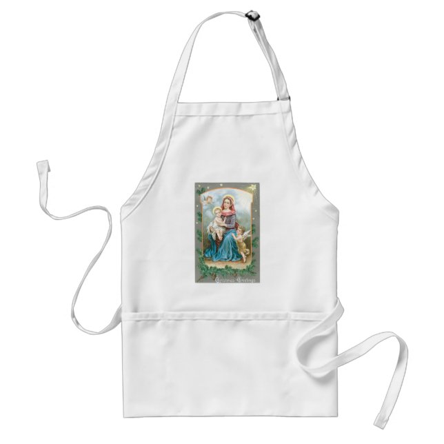 Madonna with Christ Child Standard Apron (Front)