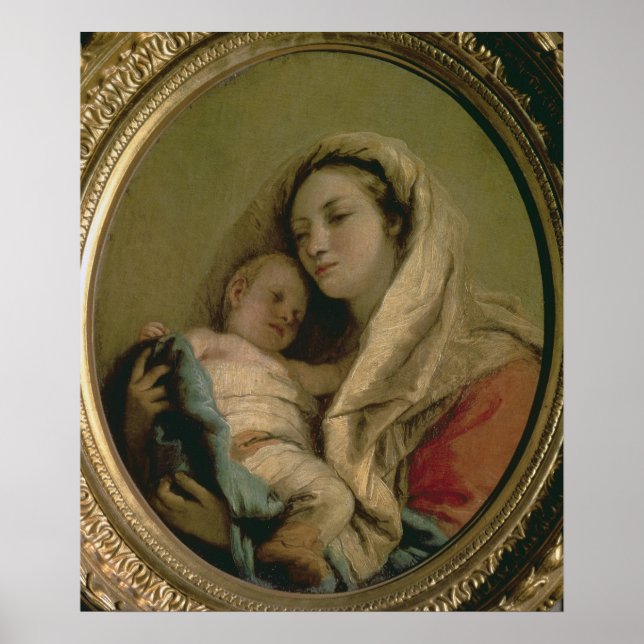 Madonna with Sleeping Child, 1780s Poster (Front)