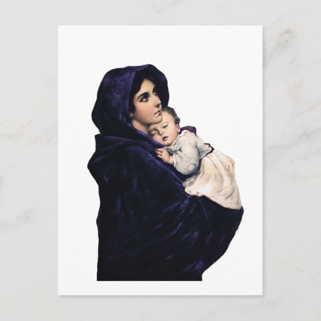 Madonnina Madonna of the Streets Postcard (Front)