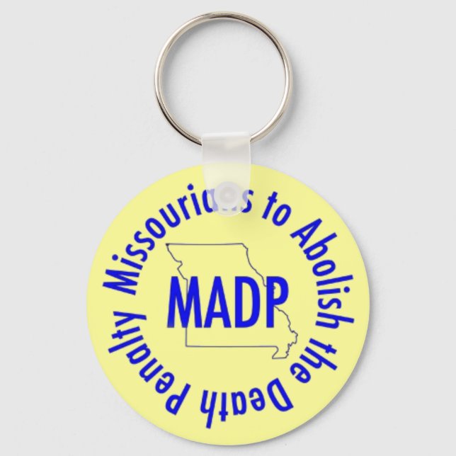 MADP keychain, yellow Keychain (Front)