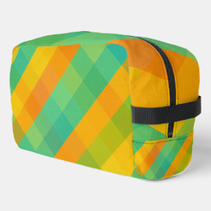 Madras Check Revival – Colorful Plaid Toiletry Bag