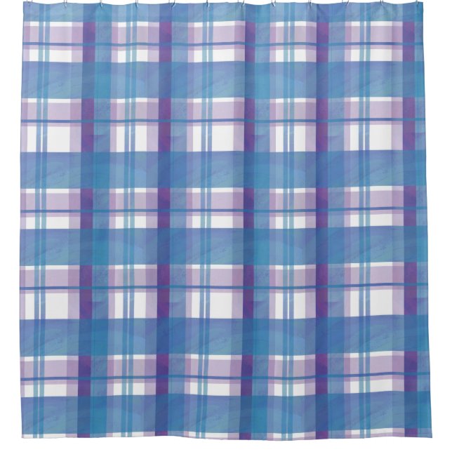 Madras Plaid Blue and Purple (Front)