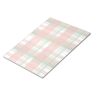Madras Plaid Christmas Notepad