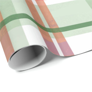 Madras Plaid Christmas Wrapping Paper