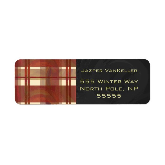 Madras Plaid Fall Red (Devant)
