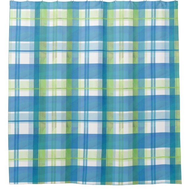 Madras Plaid Green and Blue (Front)