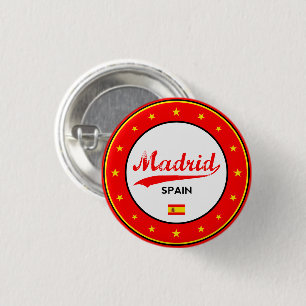 Madrid 1 Inch Round Button