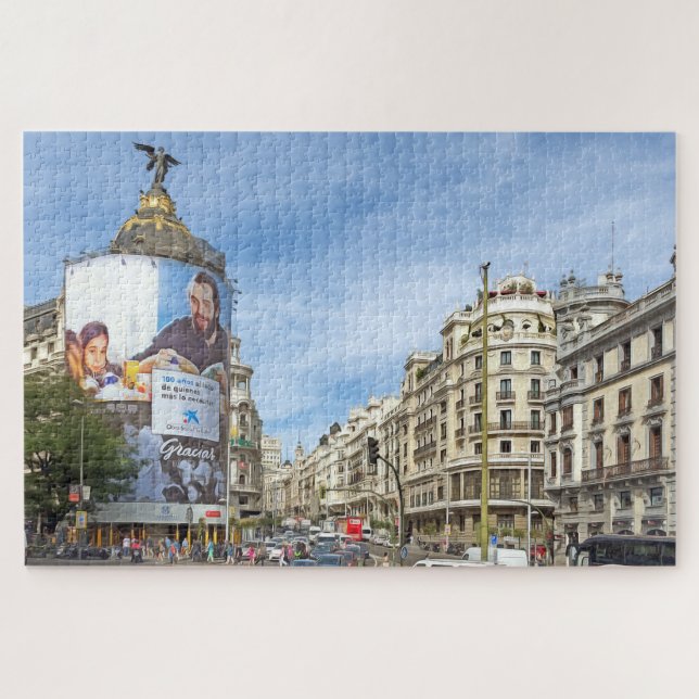 Madrid. #1.   jigsaw puzzle (Horizontal)
