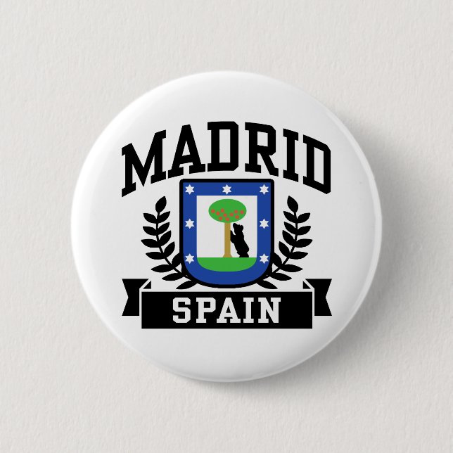 Madrid 2 Inch Round Button (Front)