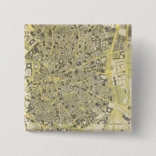 Madrid 2 Inch Square Button