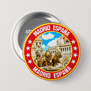 Madrid 3 inch round button