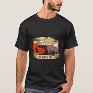 Madrid Bullfighting Bull Spain T-Shirt