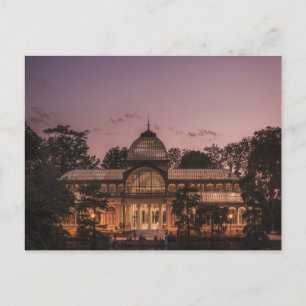 Madrid Crystal Palace Travel Postcard